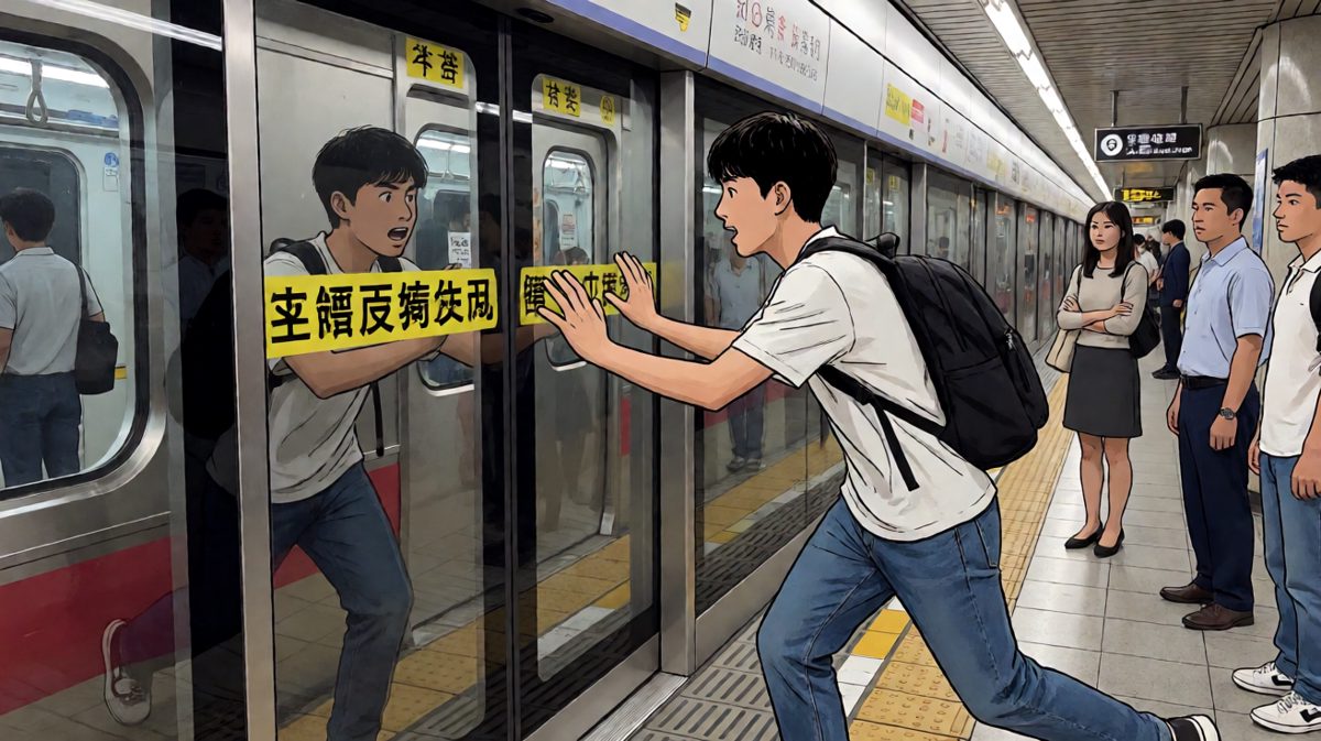 门……关上了……