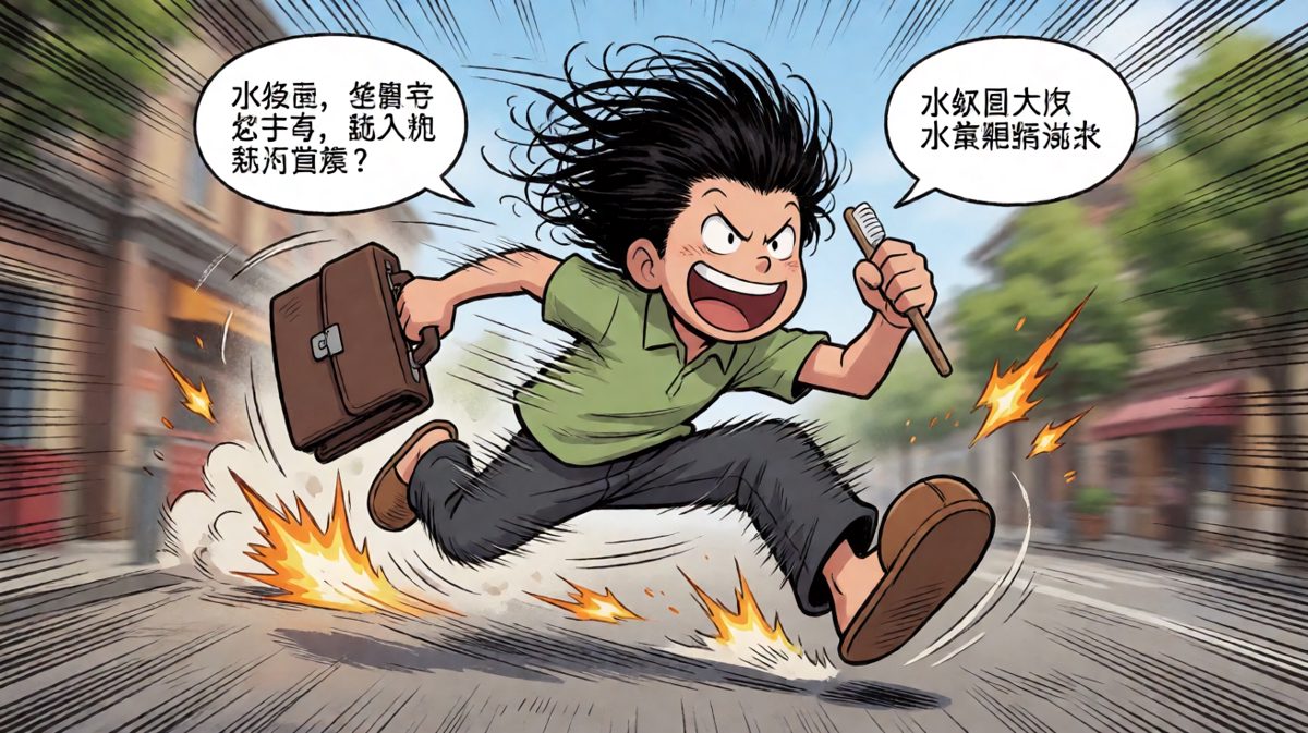 以人类极限速度冲向公司