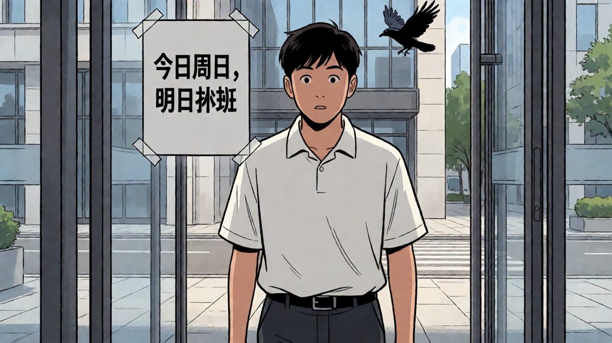 努力了半天，原来今天才是周日……