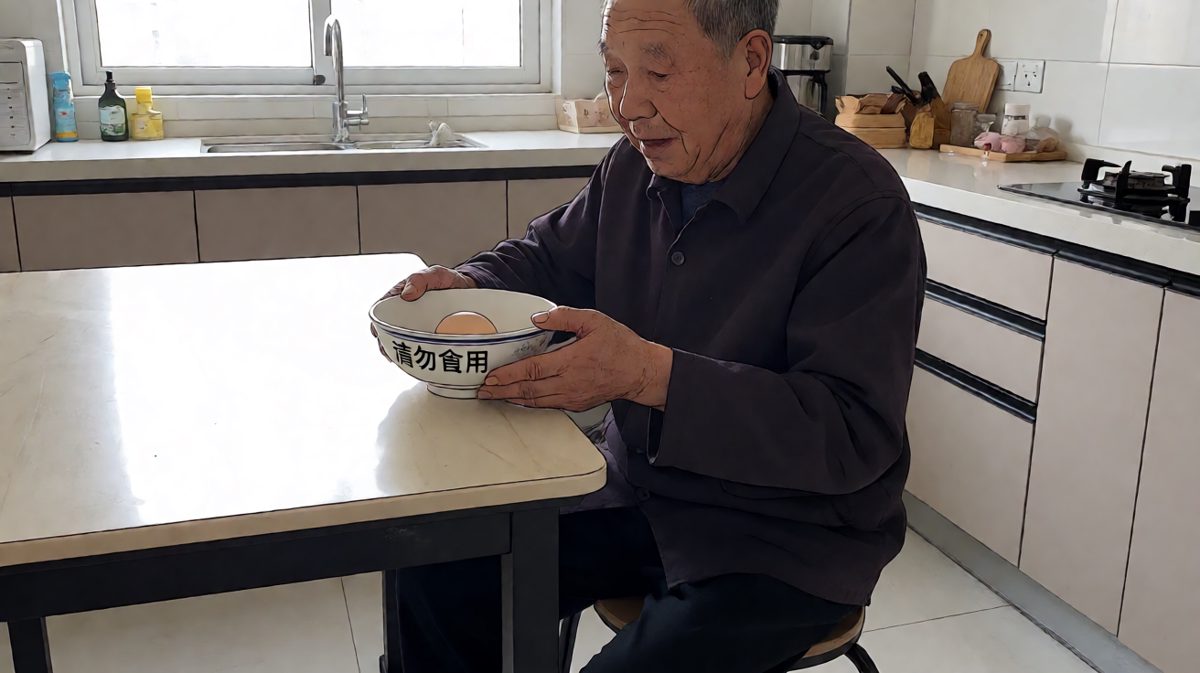 打开才发现，鸡蛋竟是个塑料模型