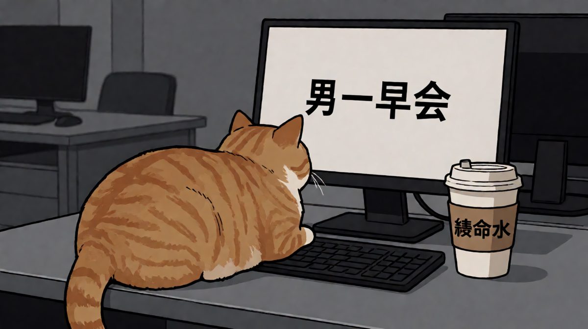 周一早会的我，灵魂已出窍。