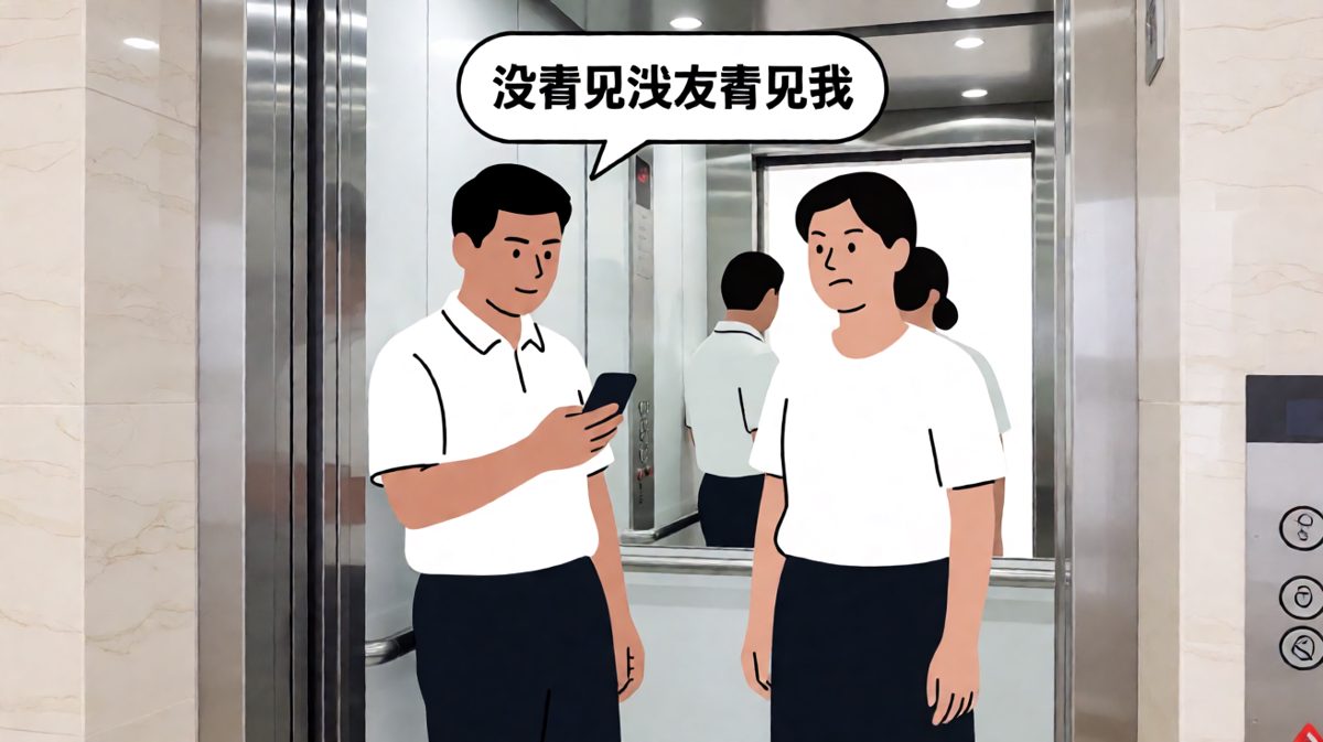 社恐患者的最高境界：只要我不尴尬，尴尬的就是别人。