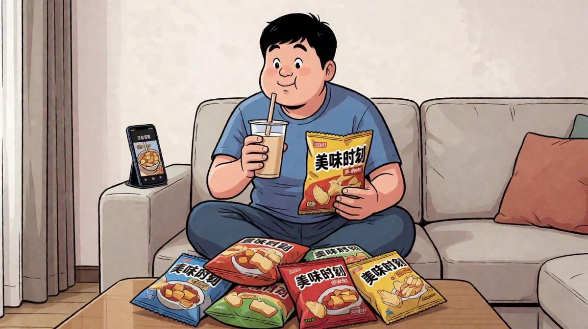 边吃边安慰自己：明天再减也行