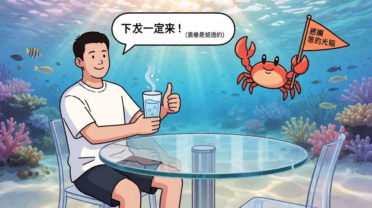 既然无法拒绝，那就举起水杯碰杯吧
