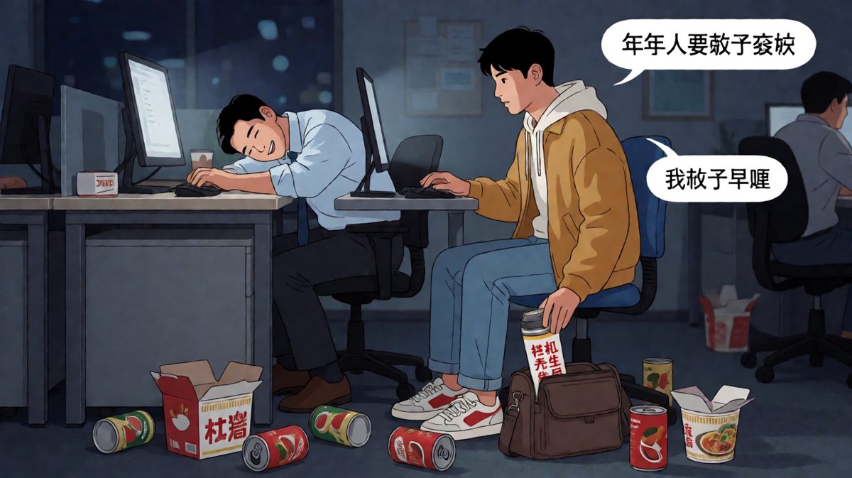 老板：年轻人要敢于加班；员工：我敢于准时下班