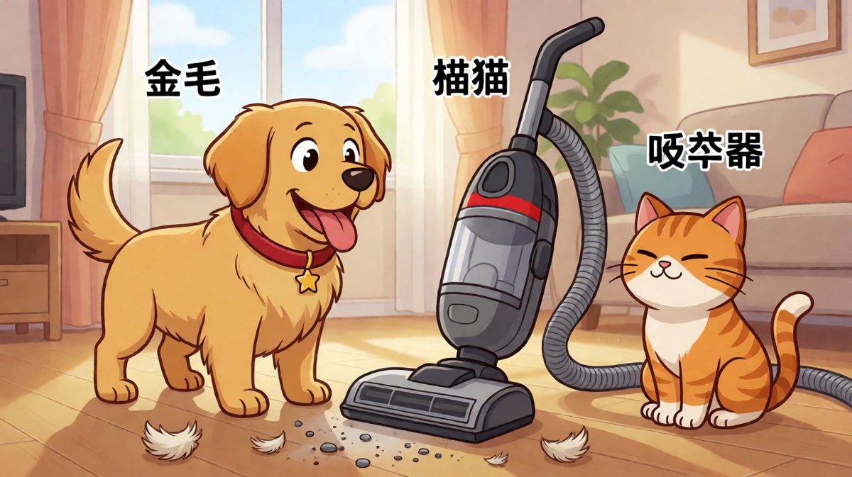 狗狗：这个大怪兽又来了！！！猫：就这？
