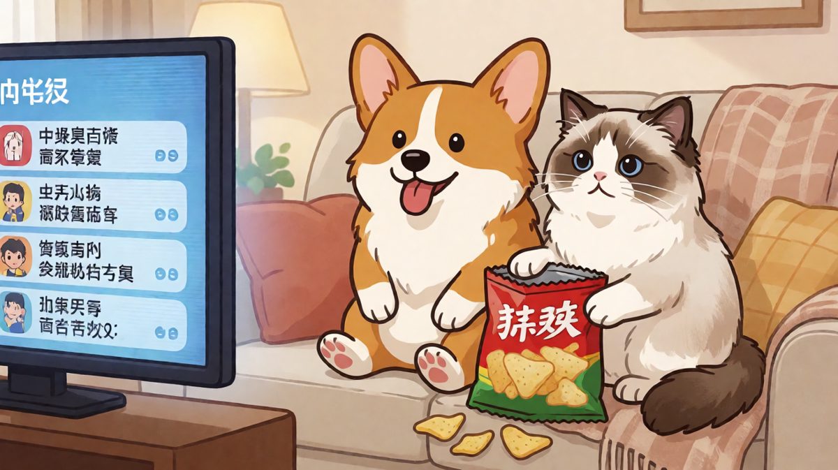 猫狗大战：这袋薯片到底归谁吃？
