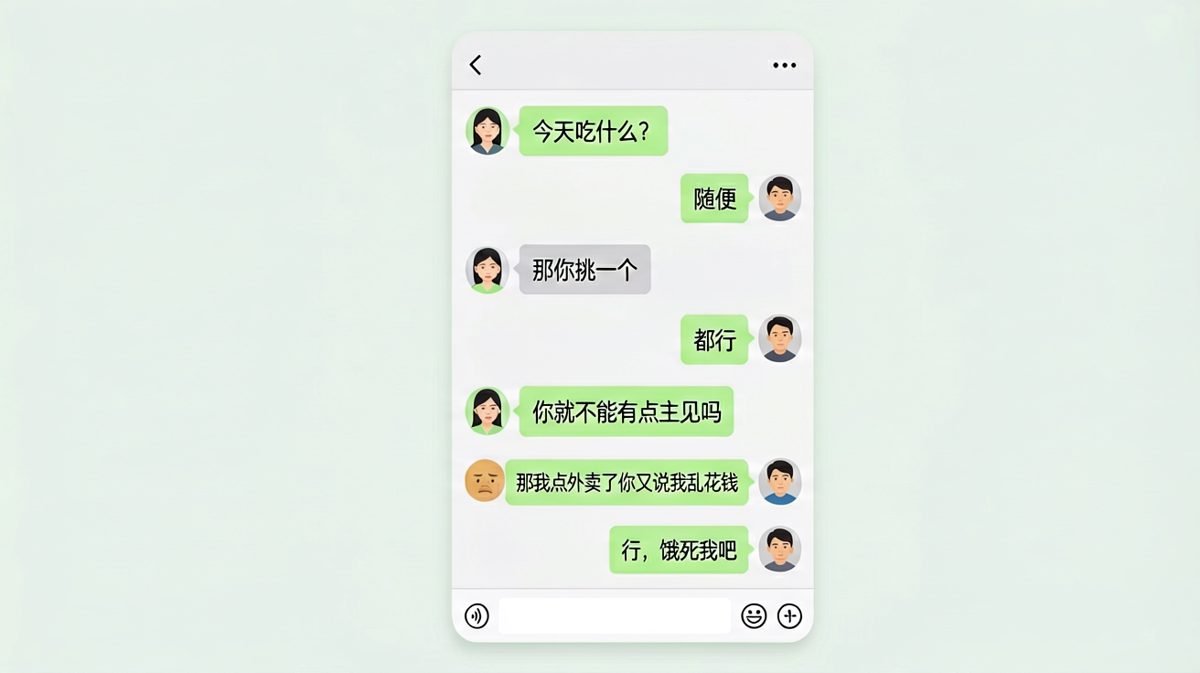 随便这道题，直男永远不及格