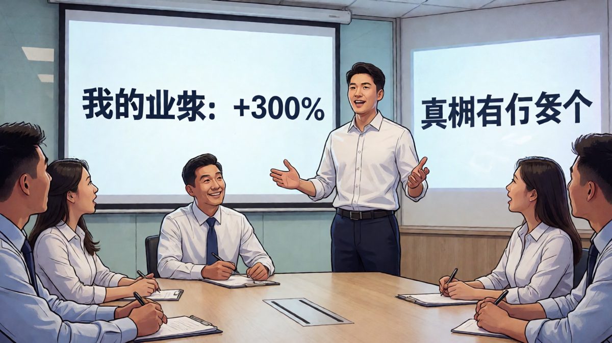 员工得意洋洋汇报业绩翻三倍，老板微微一笑说出真相……