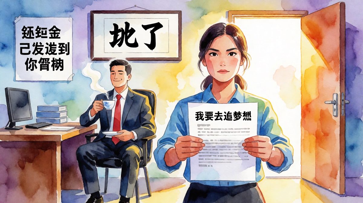 员工激情辞职说要追梦想，老板淡定批完，反转来了……
