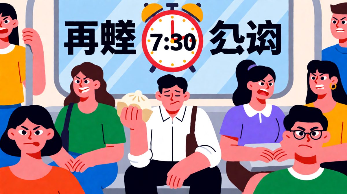 早起上班的我，和床之间永远是一场生离死别。