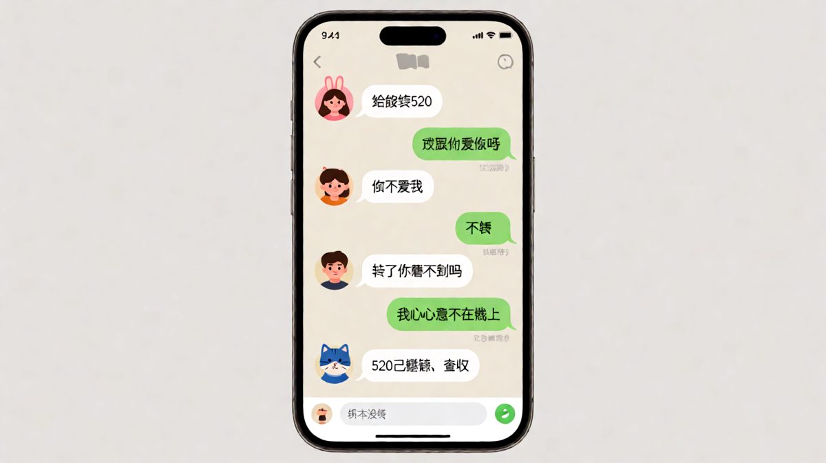 骗子说是心意不在钱上，下一秒偷偷转了520