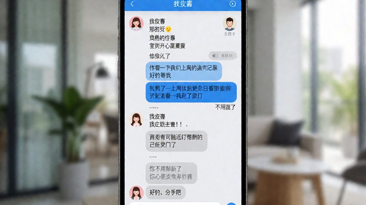 「我没事」= 暴风雨前的宁静，男生一步步走向死亡