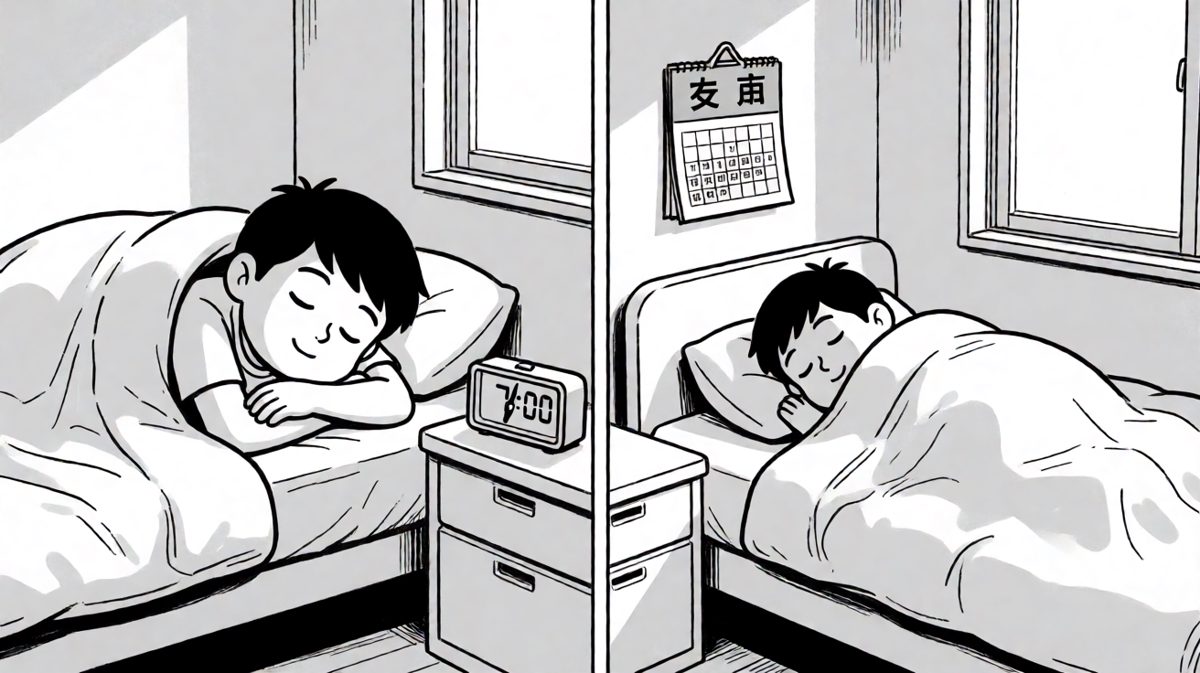 闹钟响了？不，是心魔在召唤我继续睡。
