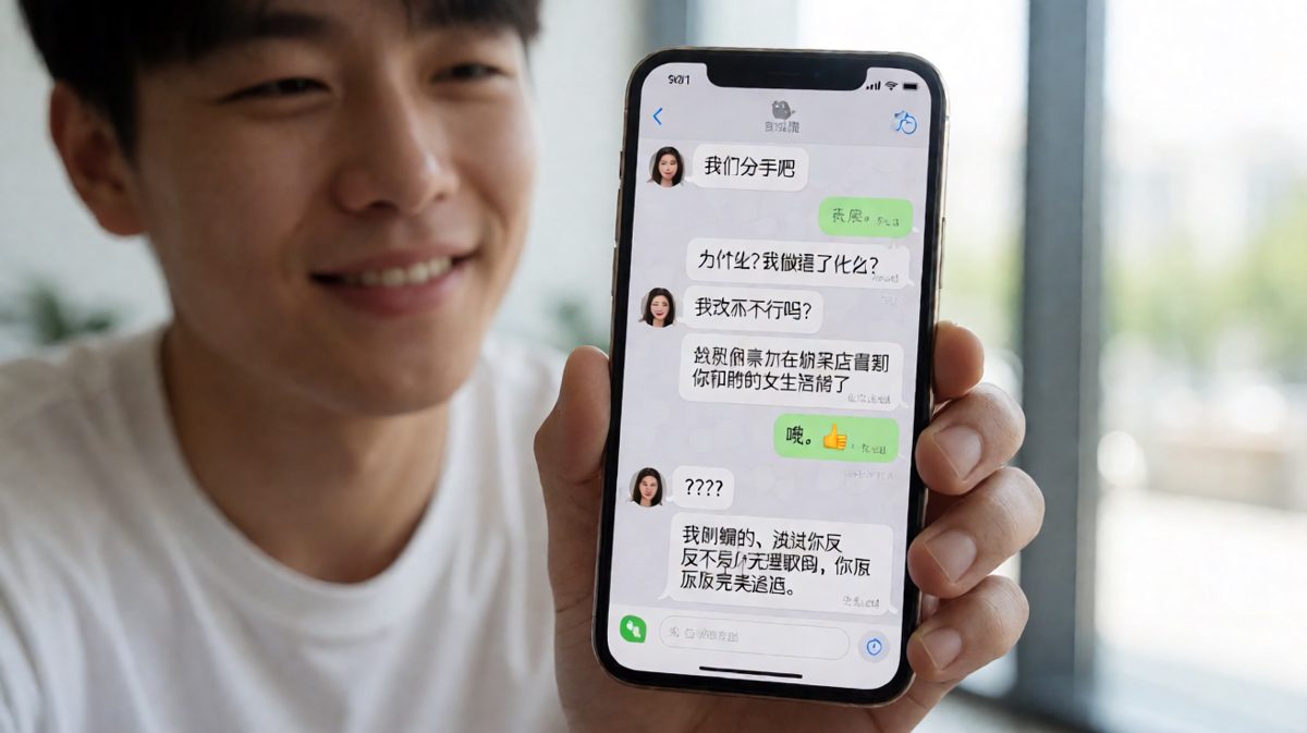 女生吃醋要分手，结果发现是男生设局测试她