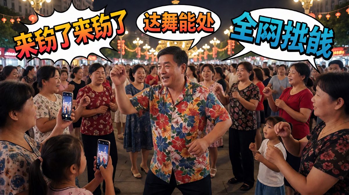 一曲科目三，跳断广场舞界最后的尊严，大爷都坐不住了。