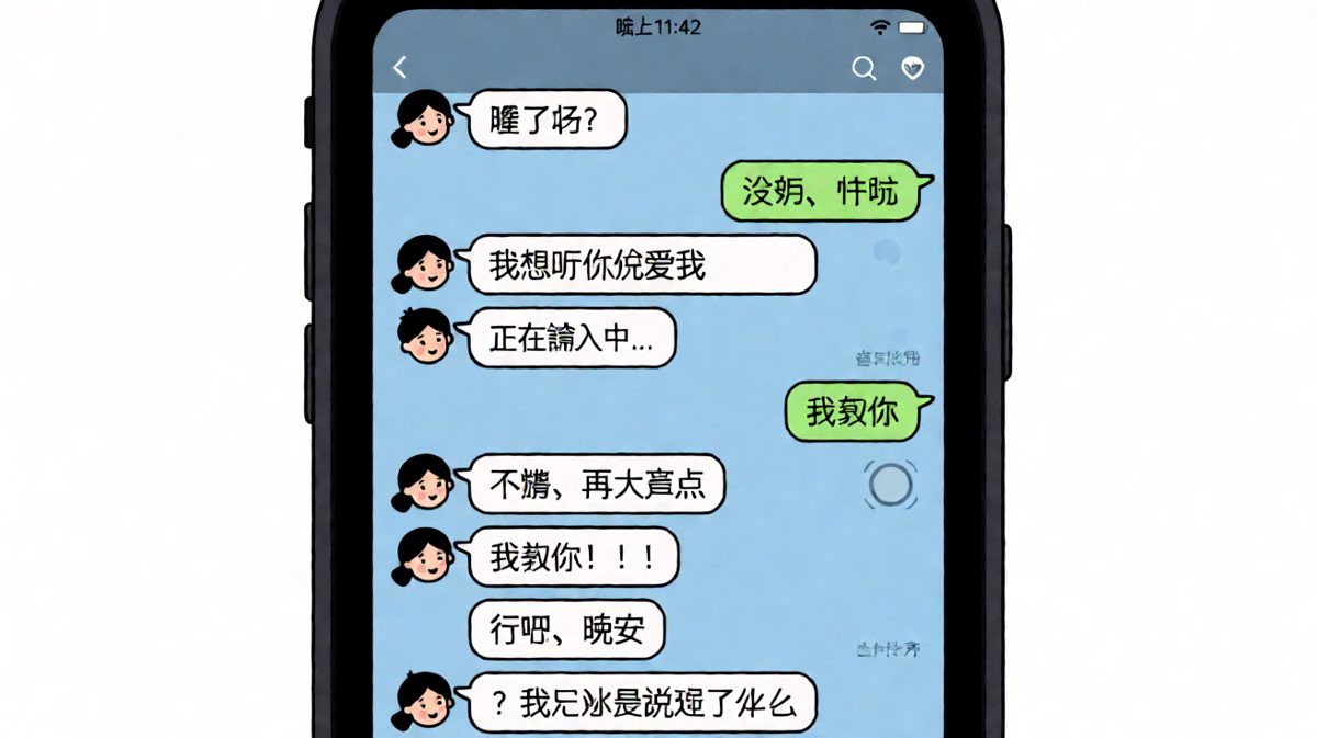 深夜突如其来的撒娇，把男生整不会了——'我是不是说错了什么'