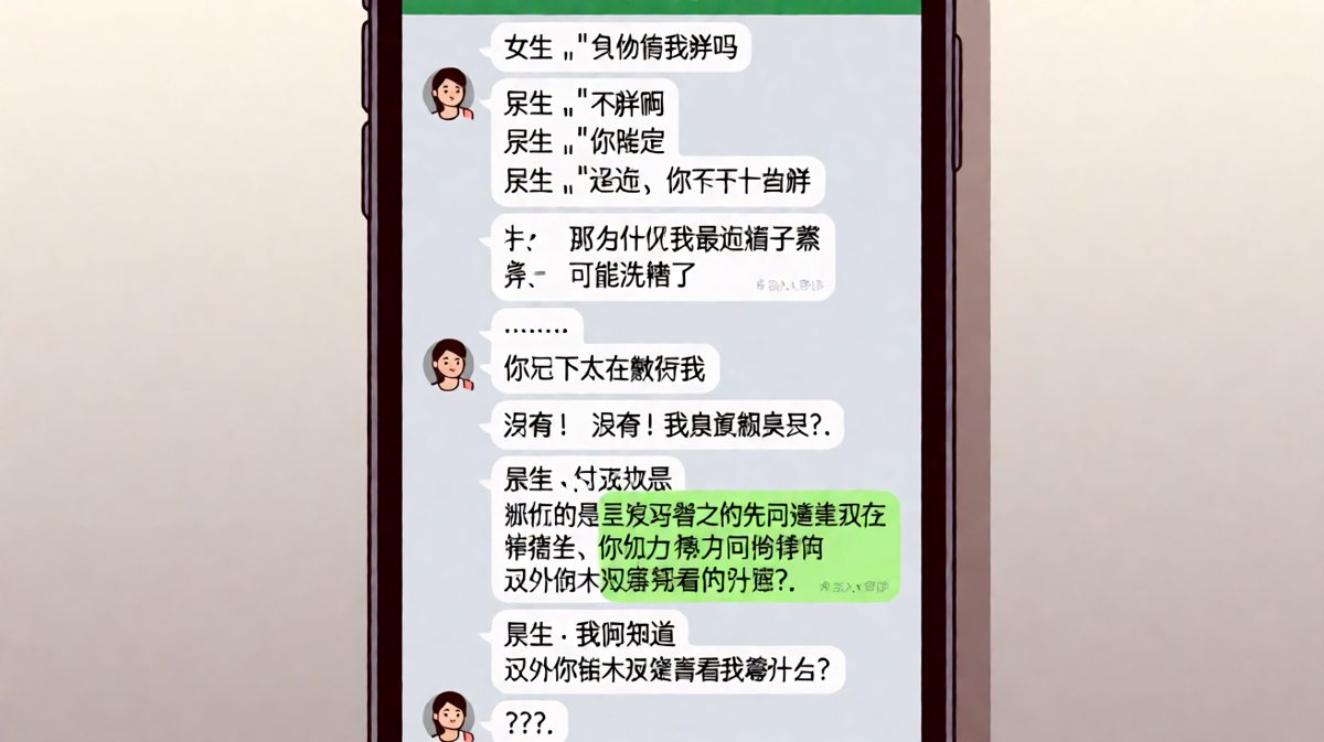 一道送命题引发的蝴蝶效应——从'裤子紧'到'你根本不关注我'的连环暴击