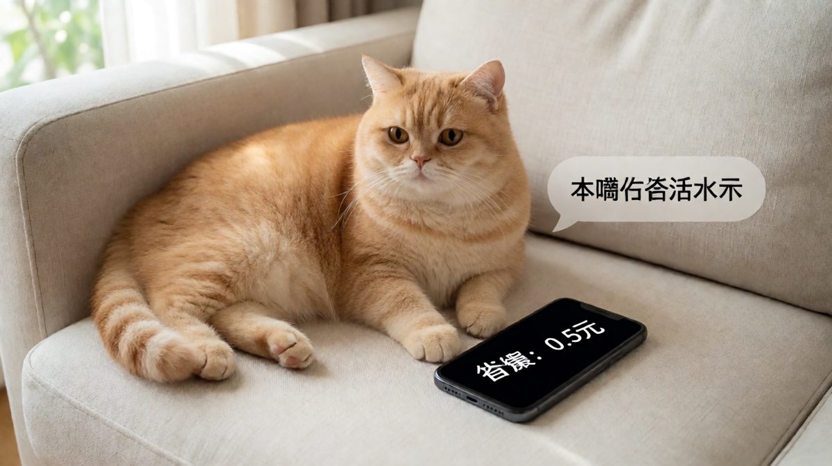 胖猫自嘲：穷得只剩可爱了