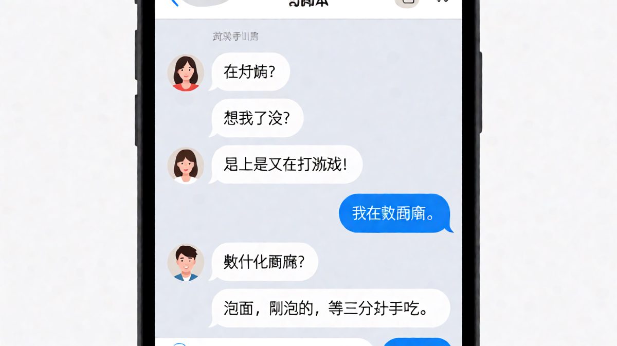 女生以为男生在浪漫敷面膜，结果答案是泡面，反差笑果拉满。