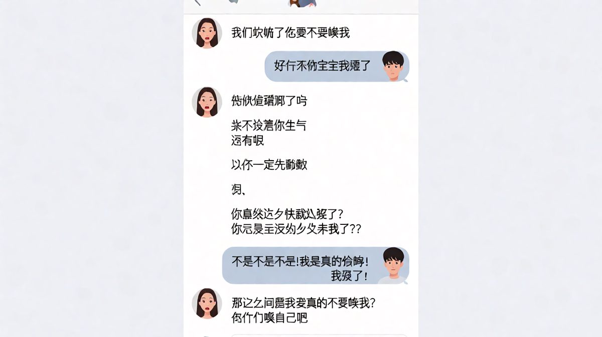 哄人技术满分，但逻辑完全跑偏