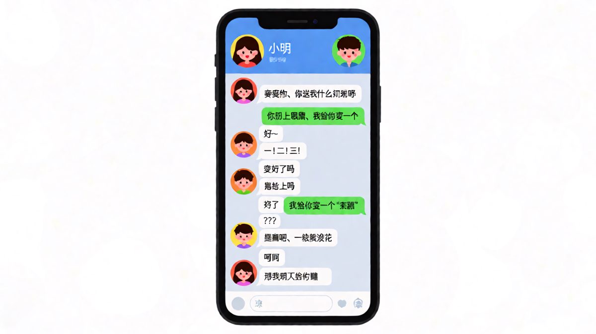 男生用免费魔法骗女生闭眼，结果礼物是'没钱'
