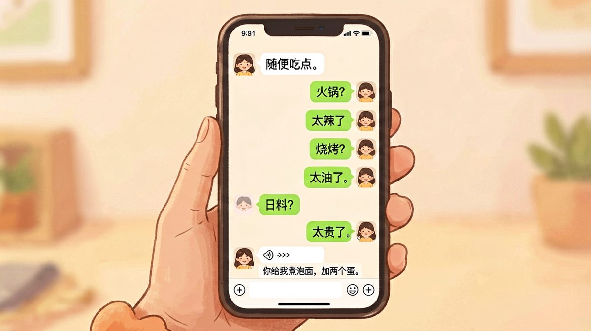 女生说随便，男生却渡了劫