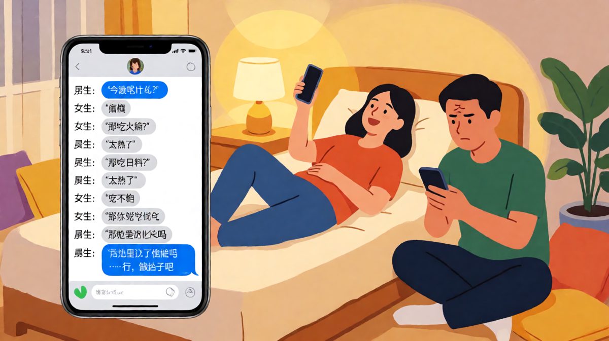 随便这两个字，是情侣聊天中最危险的陷阱