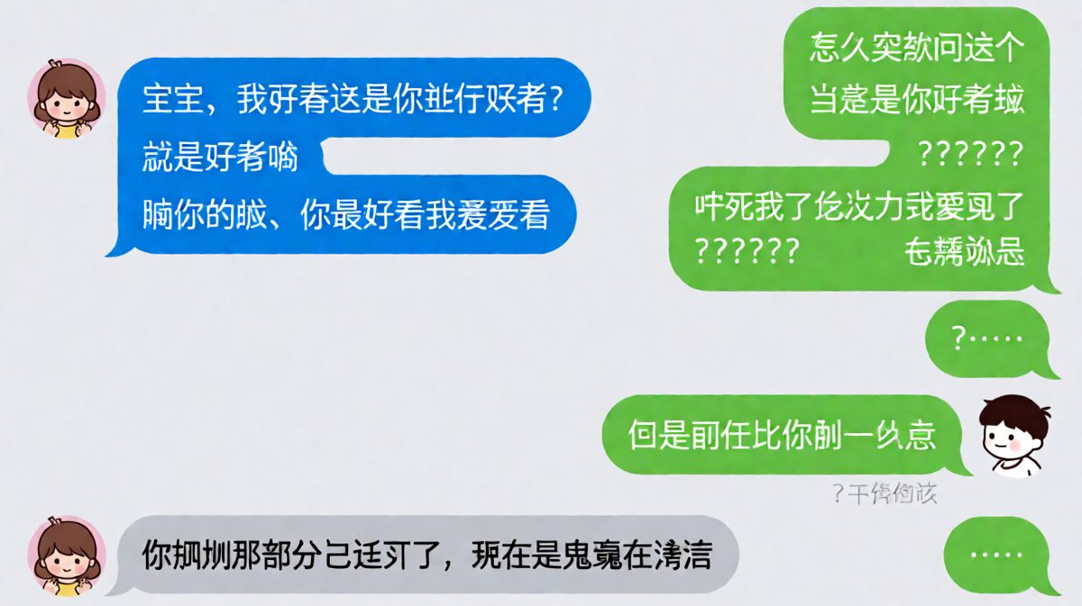 前任是谁比前任还狠的女朋友，从夸到吓的极限操作