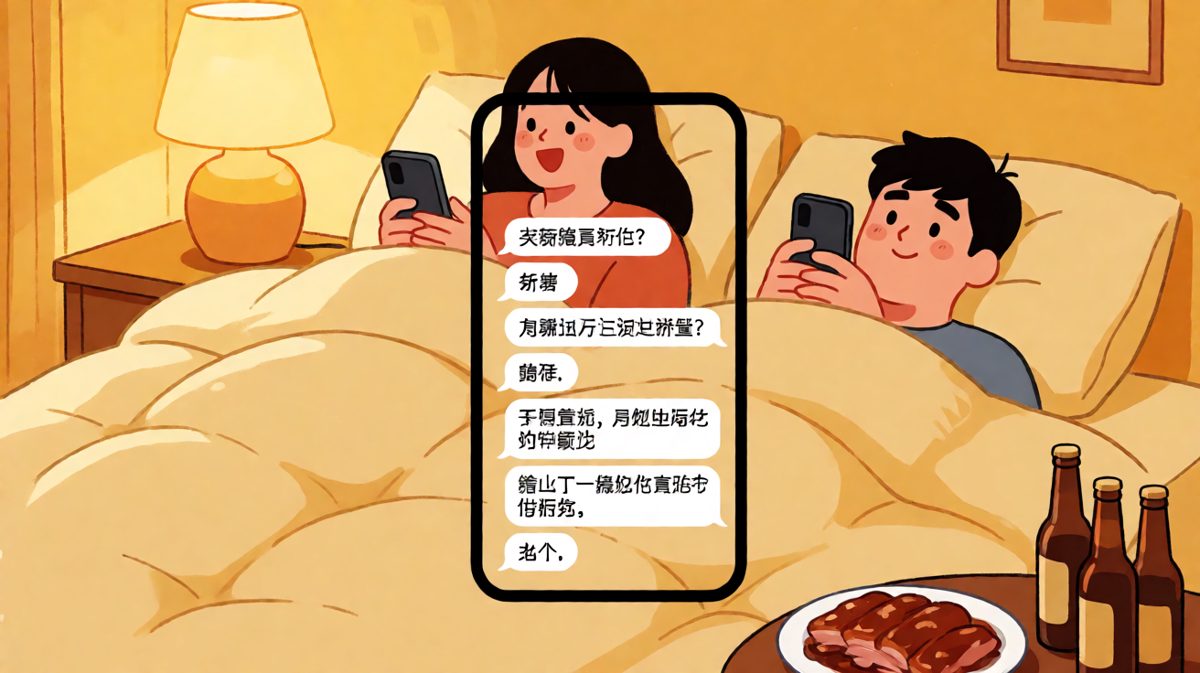 男方被问胖没胖，反手把锅甩给女方的红烧肉。
