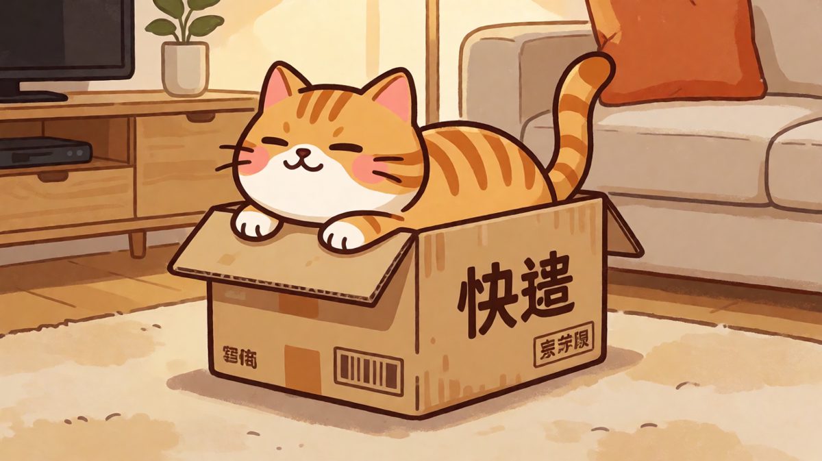 只要箱子够小，我就能装下整个世界——并挤成一张猫饼。
