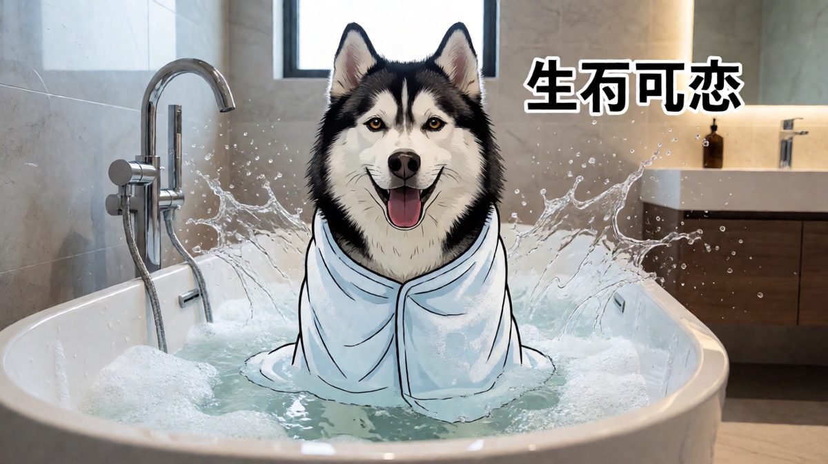 洗澡可以，但请允许我在走之前保持一点尊严。