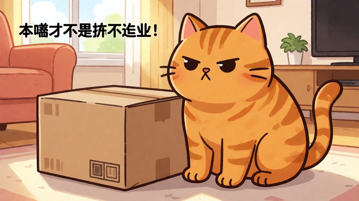 猫咪：明明是我的猫窝，怎么变小了？