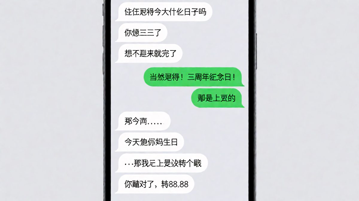 纪念日危机中的极限求生，男生靠直觉蒙对了最后一题