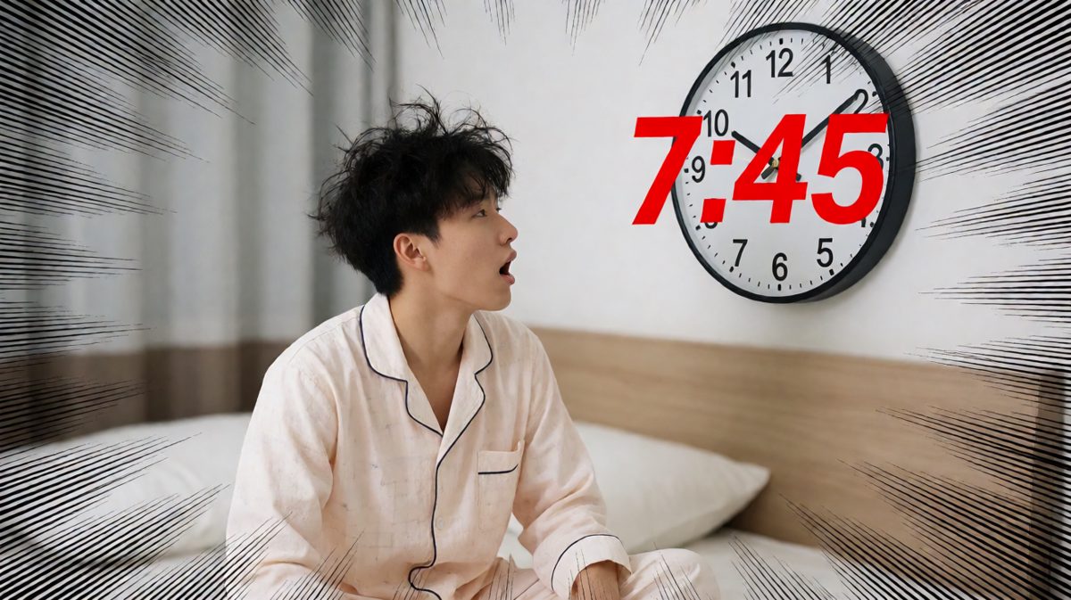 第3格：猛然惊醒，时间已晚