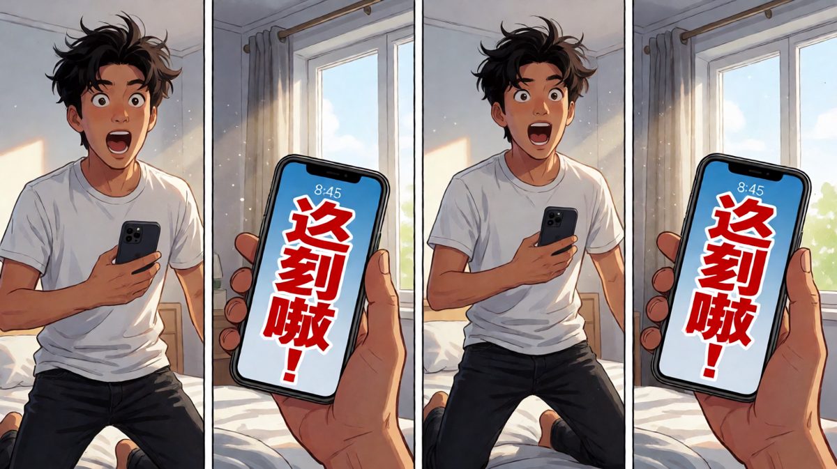 一看时间，魂飞魄散。