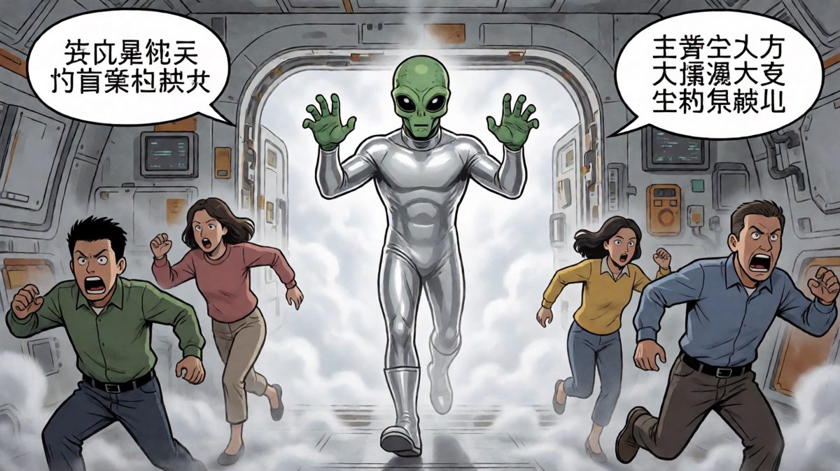 外星人登场，气势汹汹！
