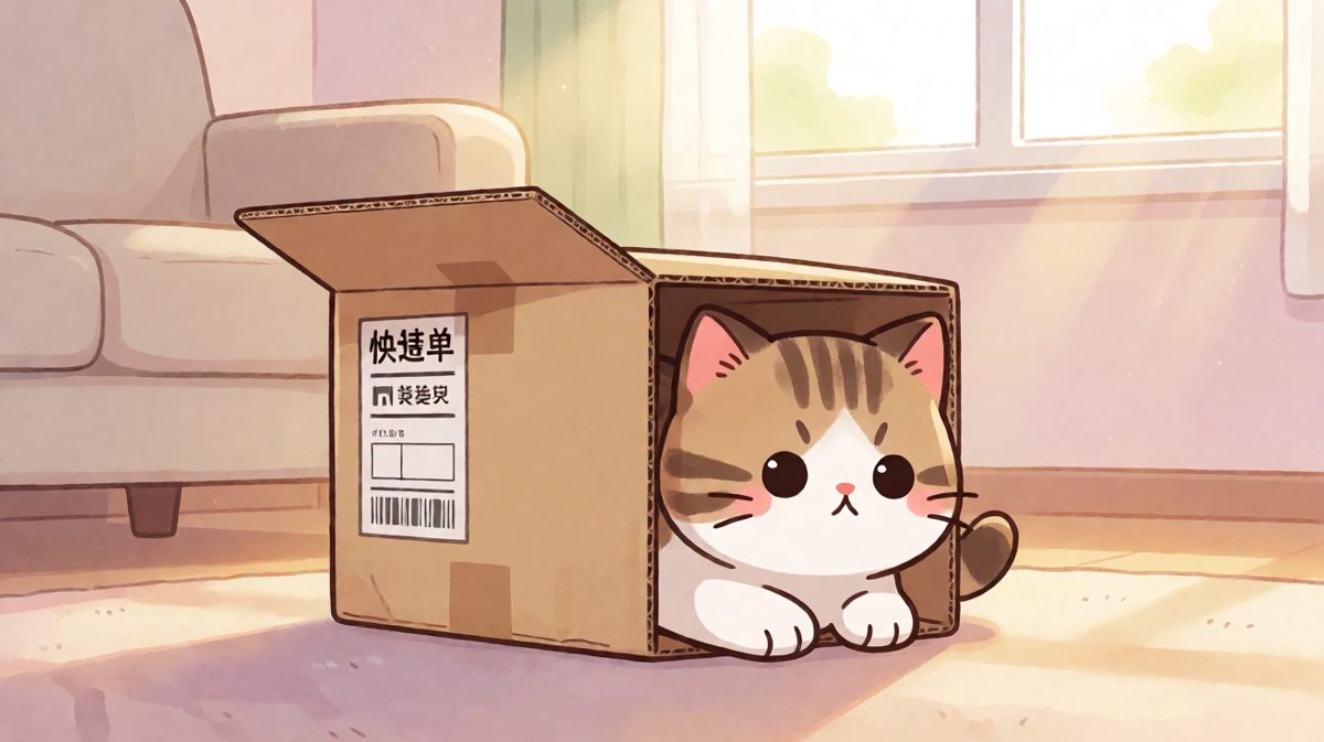 猫：只要我够努力，箱子就是为我而生的