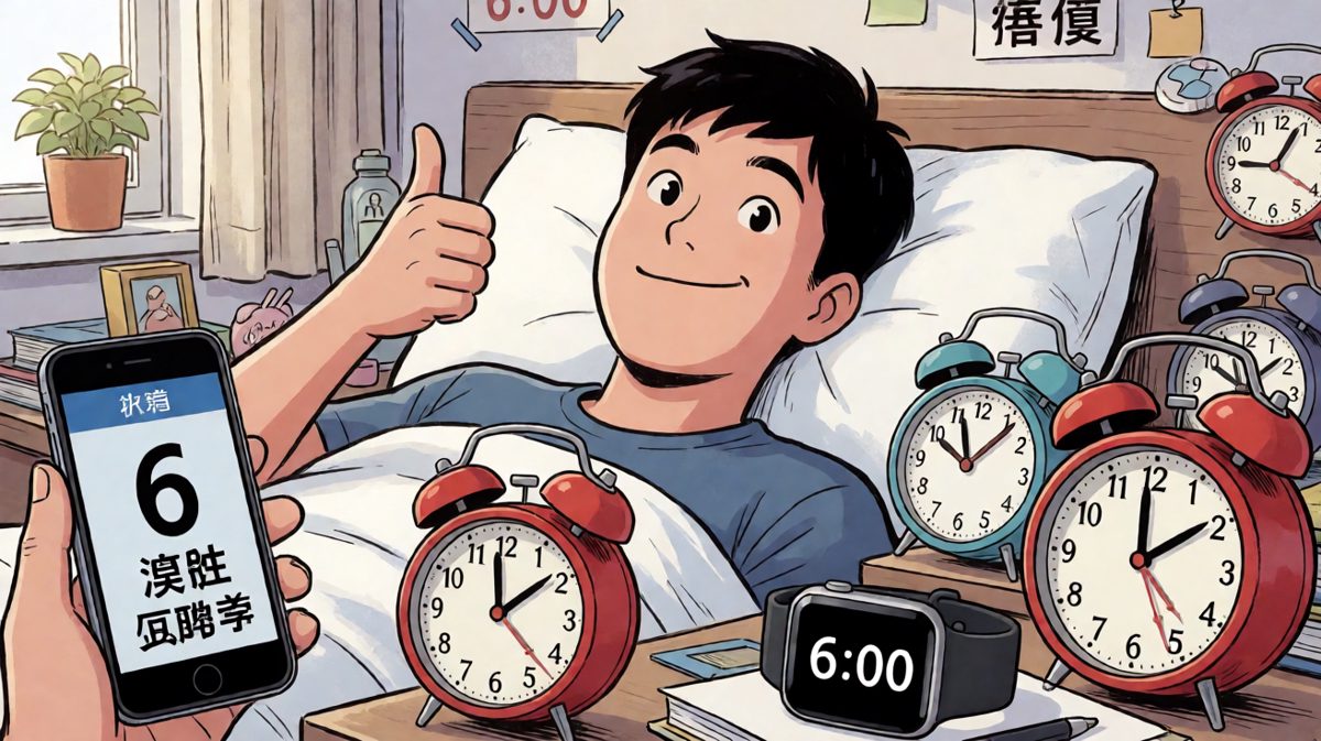 雄心壮志：「这次一定早起！」
