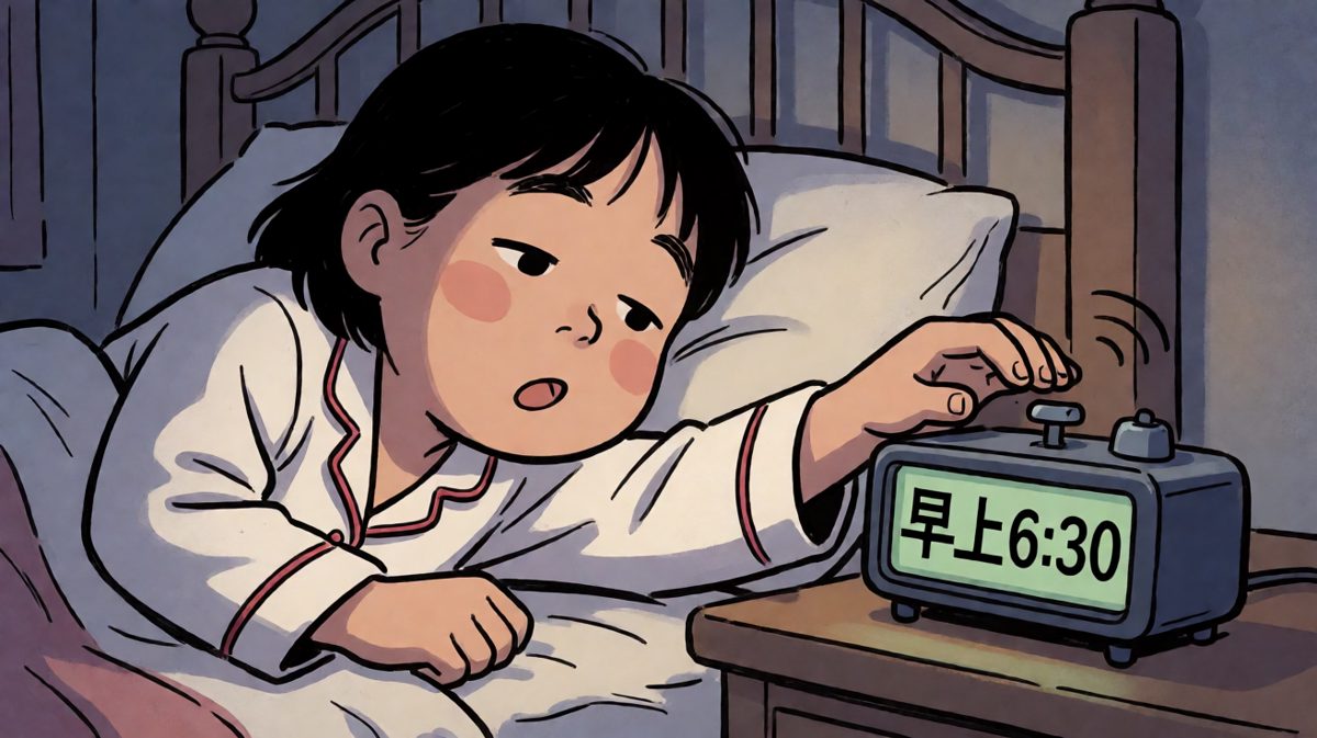 闹钟响起，痛苦的一天开始了