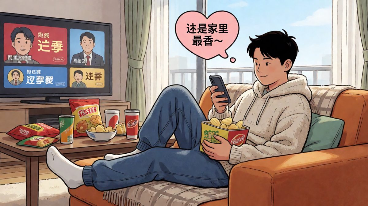 放弃治疗，在家躺平吃零食才是人生赢家