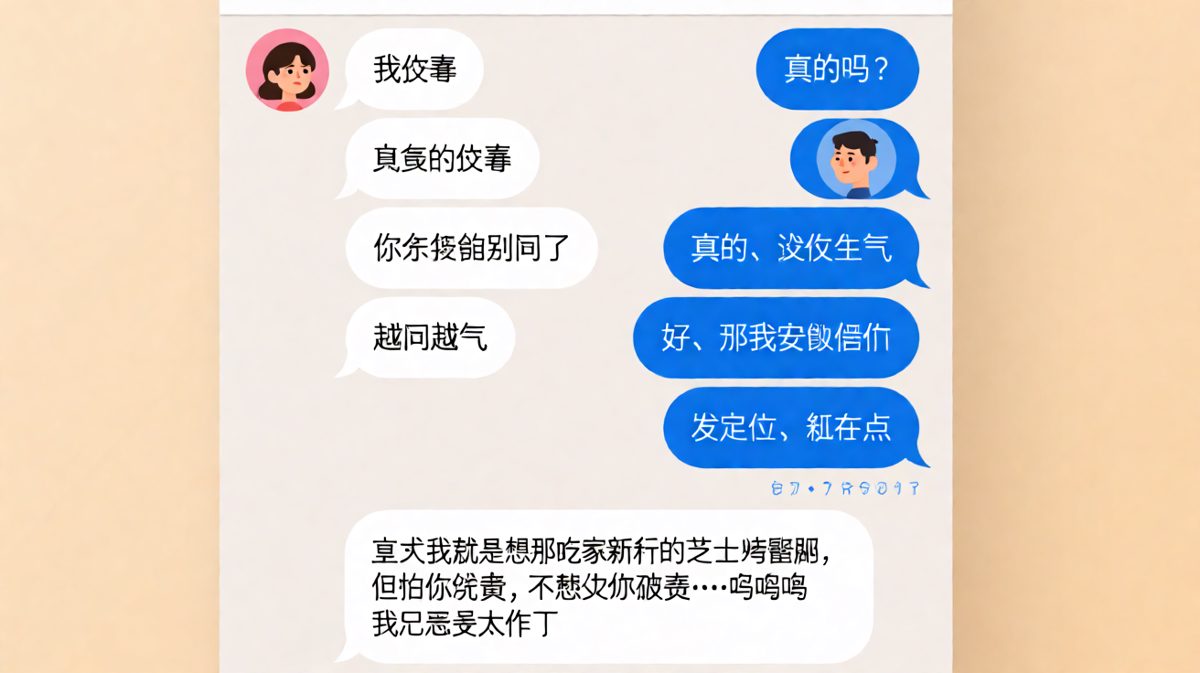 「我没事」翻译器：表面平静，内心海啸