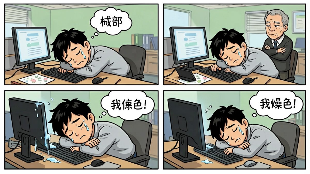 老板来了还在睡
