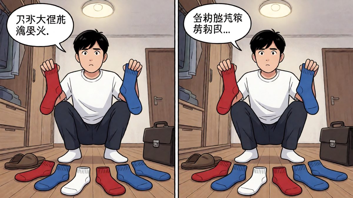 袜子怎么又少了一只？！