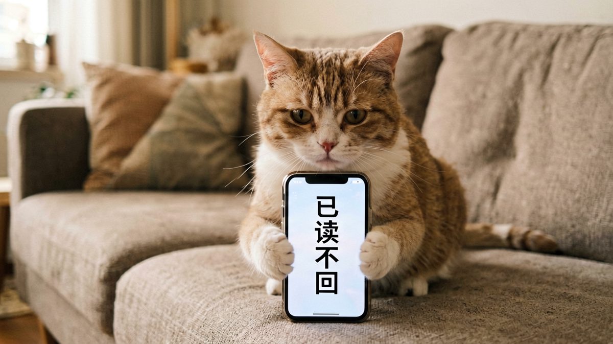 对方正在输入...然后消失了