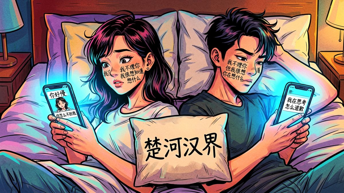冷战半小时，最后居然是为了谁先认错