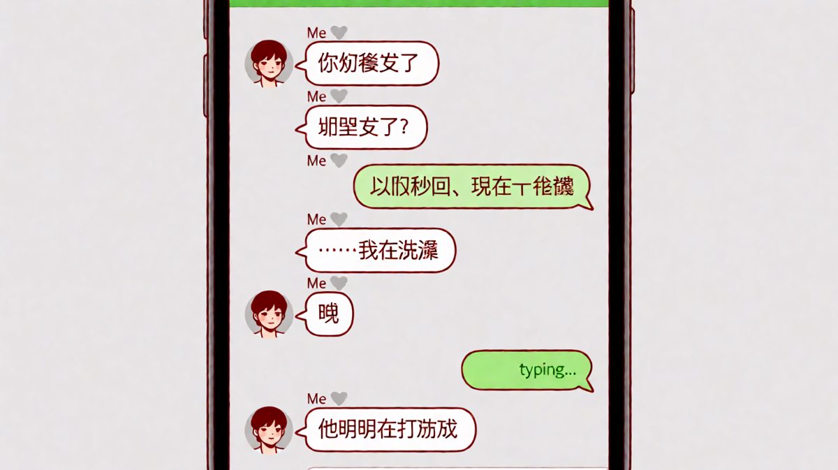 他说在洗澡，其实正在峡谷里五杀