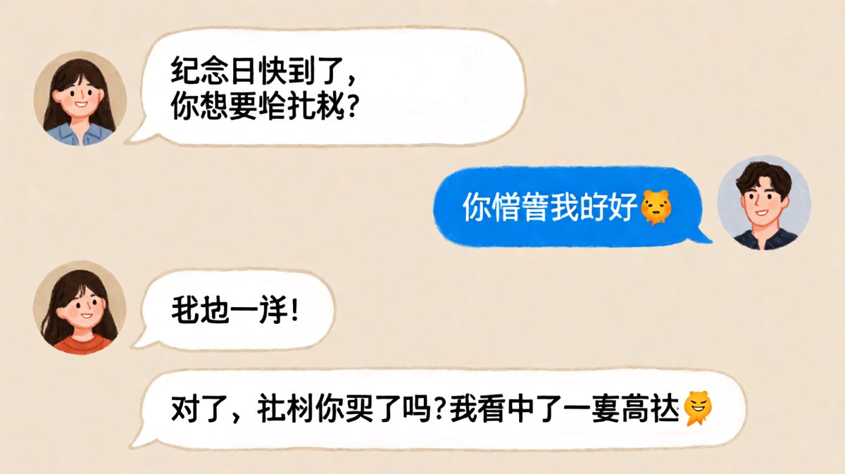 纪念日礼物？男生反手要高达！