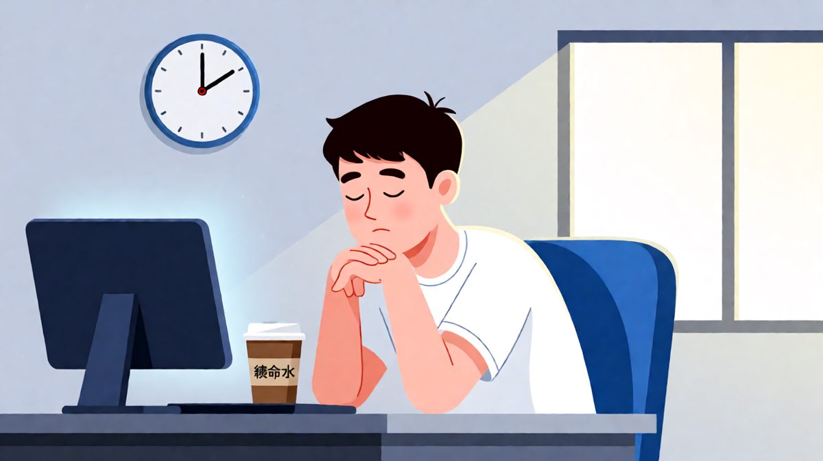 凌晨两点的我：再熬五分钟就睡，结果一睁眼天亮了