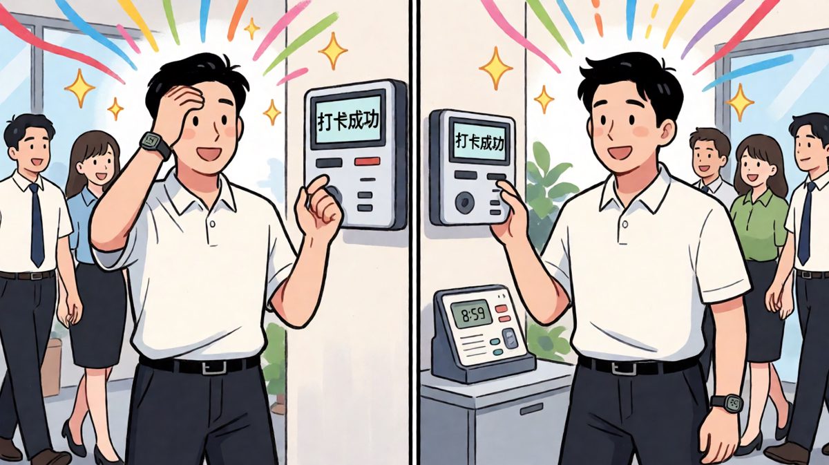 卡点打卡成功，今日份生存挑战通关！